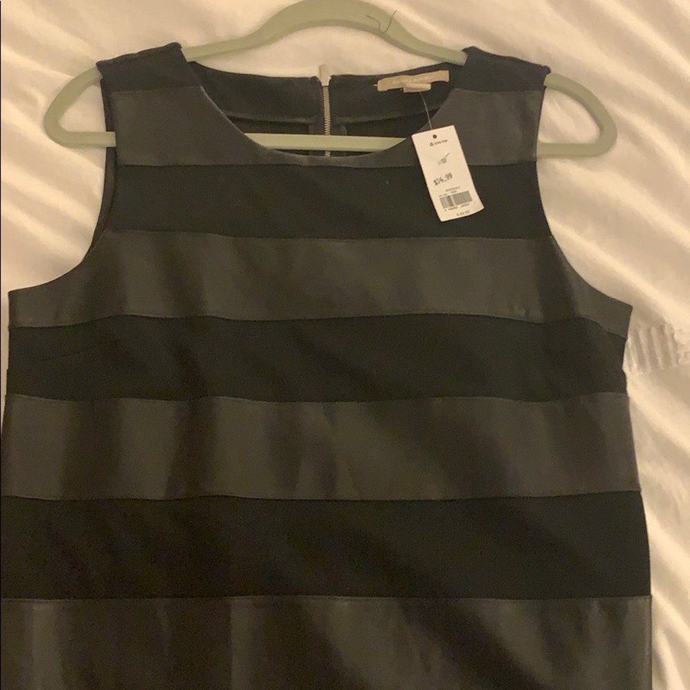 Women’s leather detail top